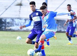 1º de Mayo y San Martín igualaron en el estadio de la LFF, ganaba el portuario hasta casi el final del juego).